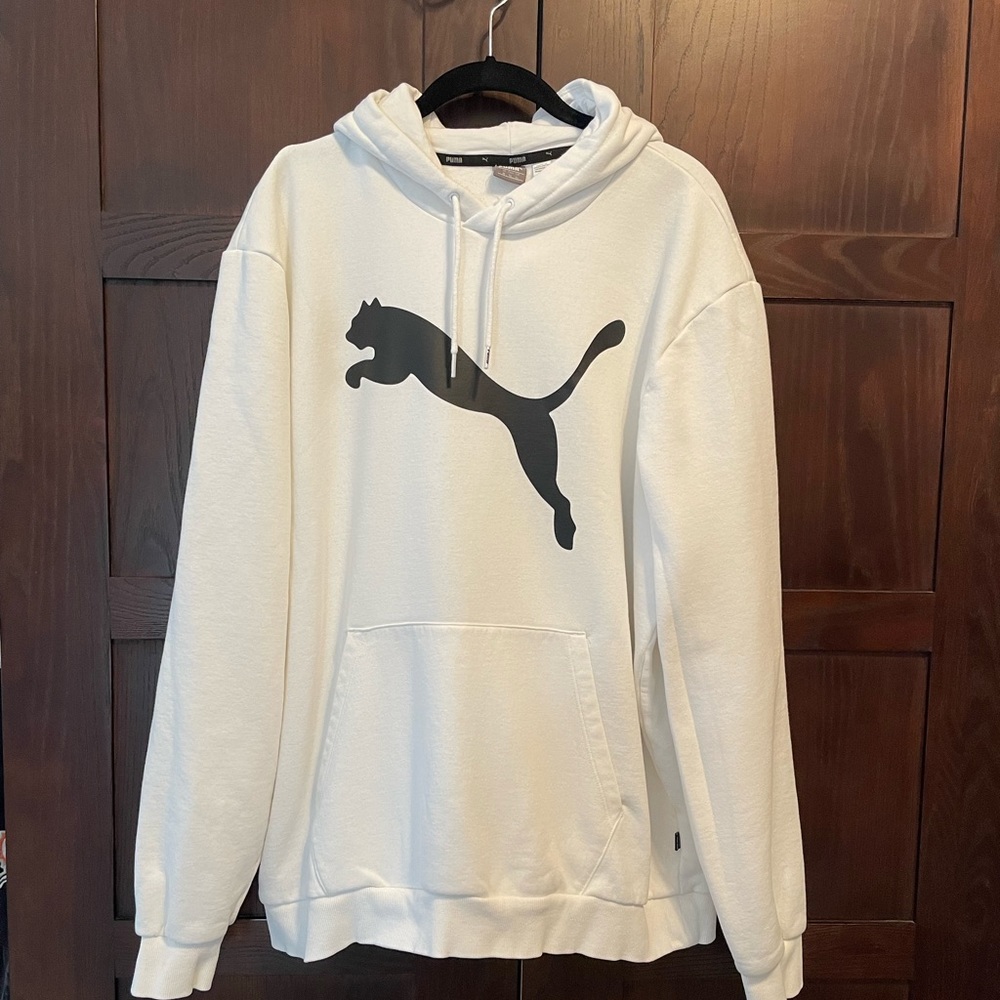 Puma White Hoodie for Men